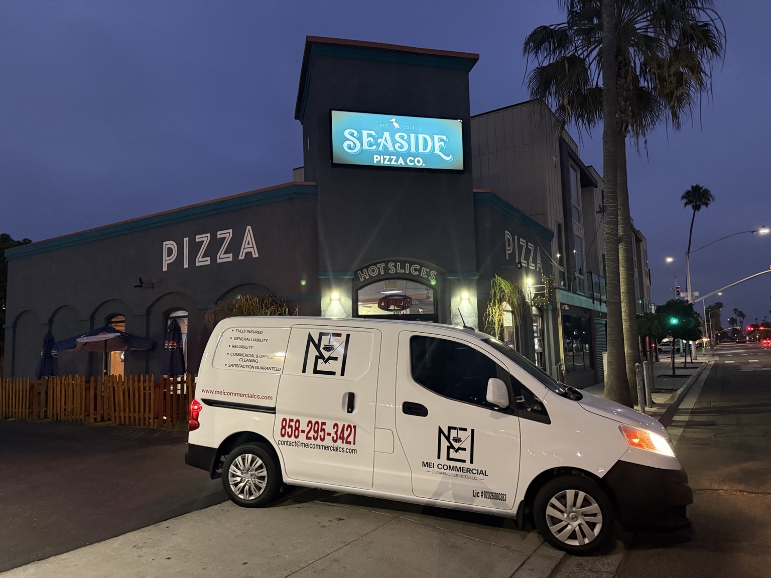 MEI Commercial branded service van